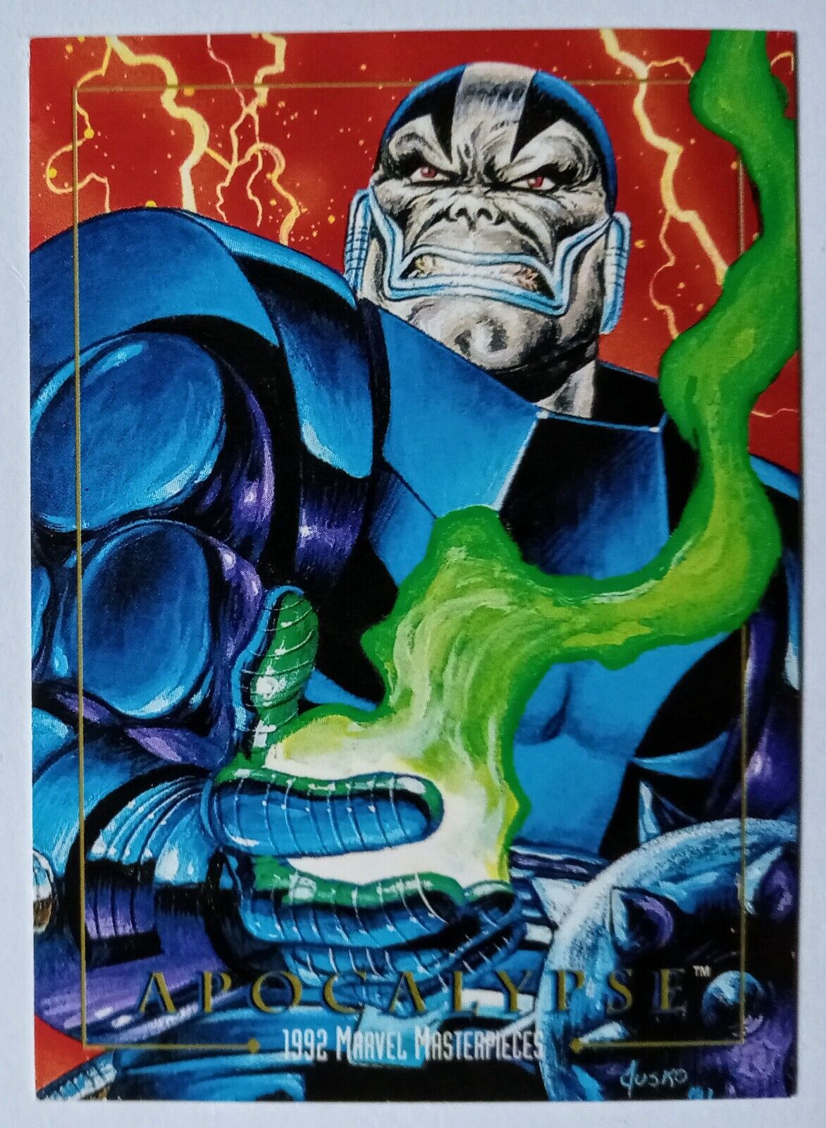 1992 Skybox Marvel Masterpieces Apocalypse #9 Joe Jusko Art