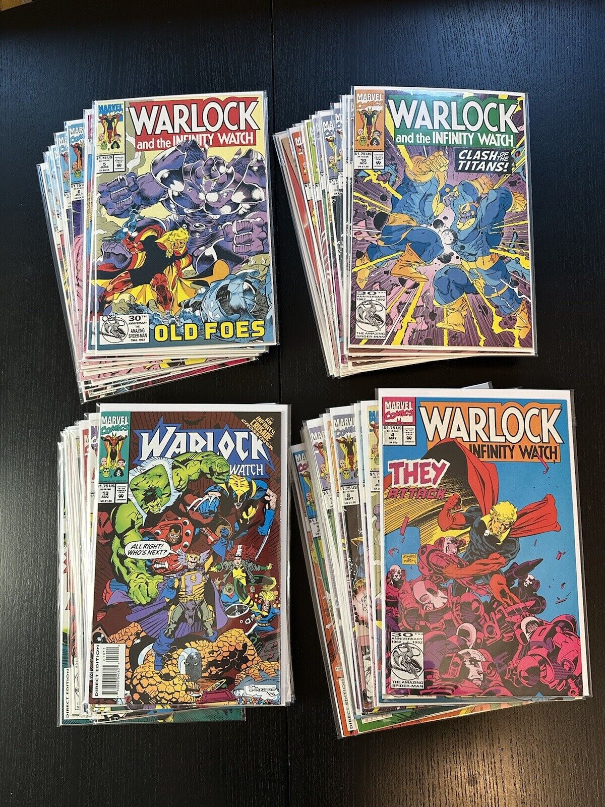 HUGE LOT OF 54 Warlock Comic Books Sleeved & Boarded 