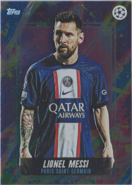 Lionel Messi  2022 Topps Jude Bellingham Curated UEFA Champions League
