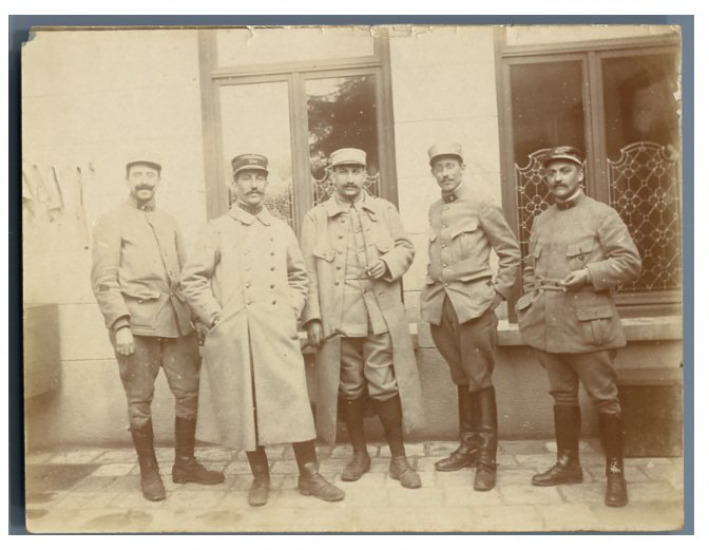 Balkans, French officers. May 1915 Vintage Silver Print. su photo series