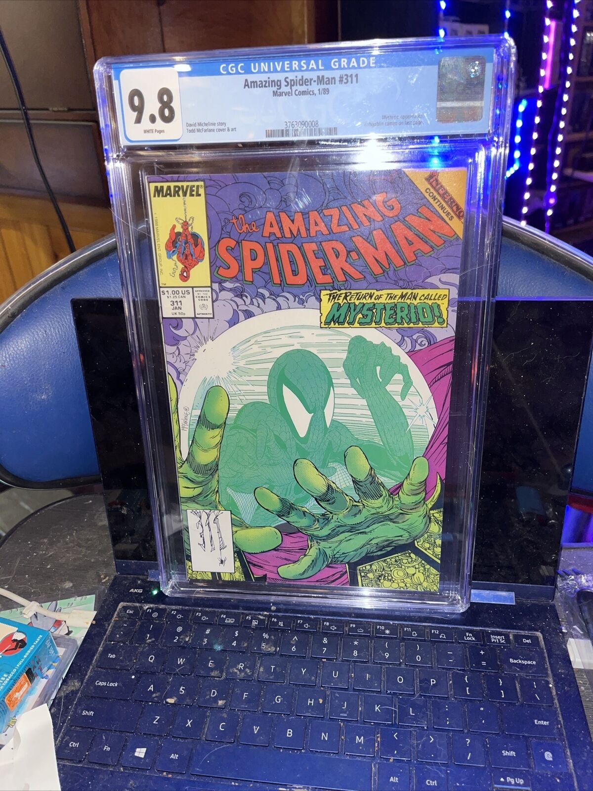 AMAZING SPIDER-MAN #311 CGC NM/MT 9.8 White Pages McFarlane cover/art (1/89)