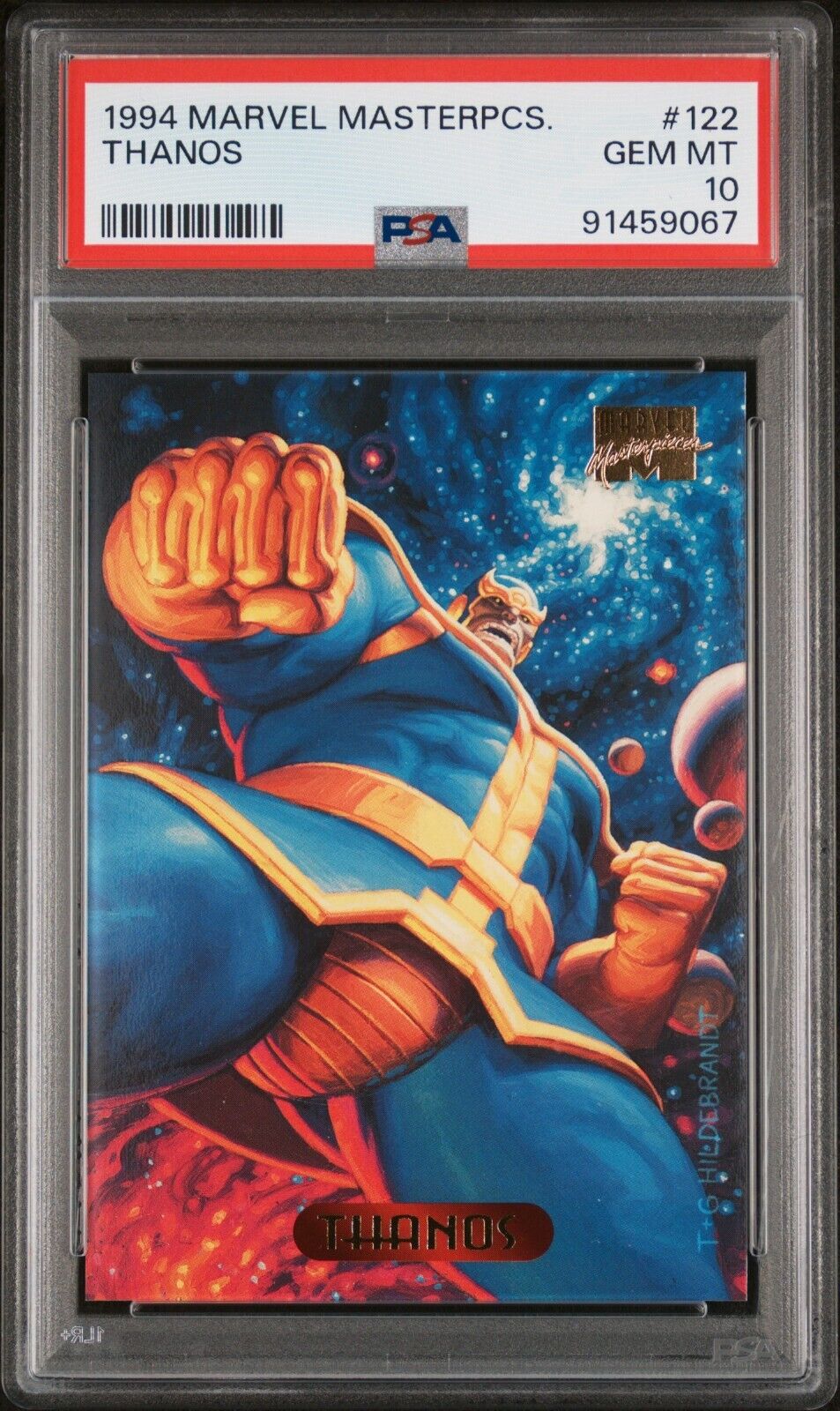 1994 Marvel Masterpieces #122 Thanos PSA 10 Gem Mint LOW POP