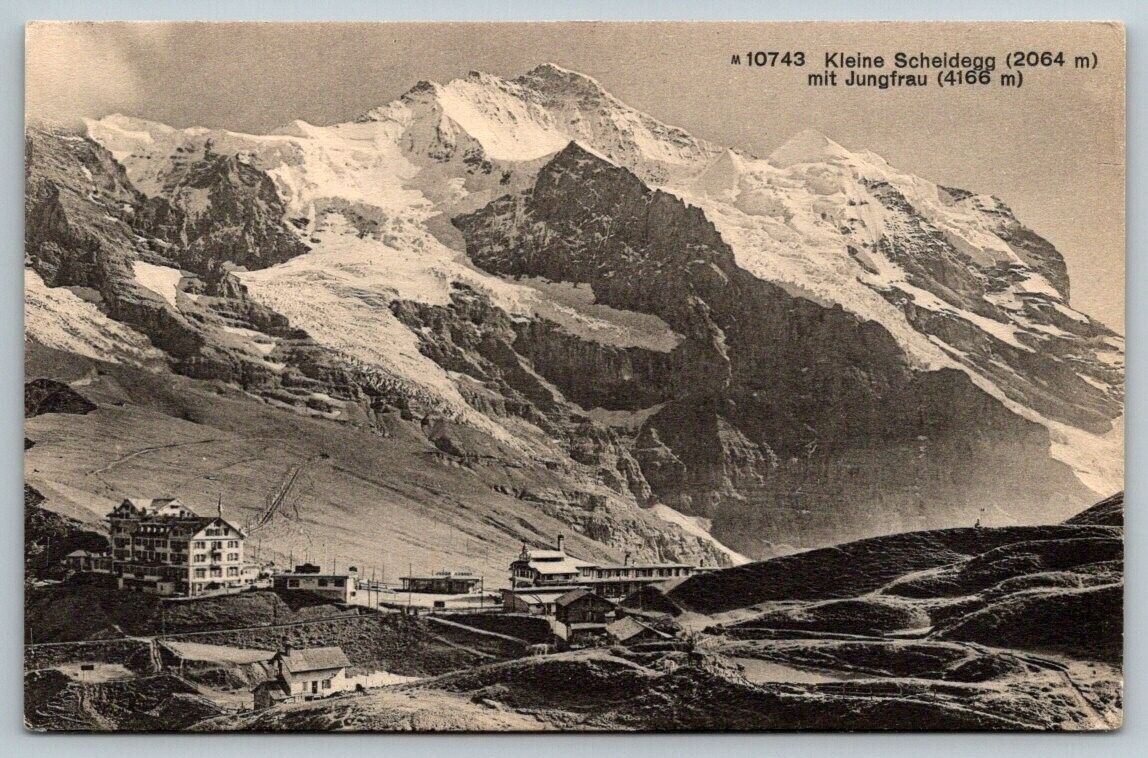 RPPC  Mt. Jungfrau  Switzerland  Postcard