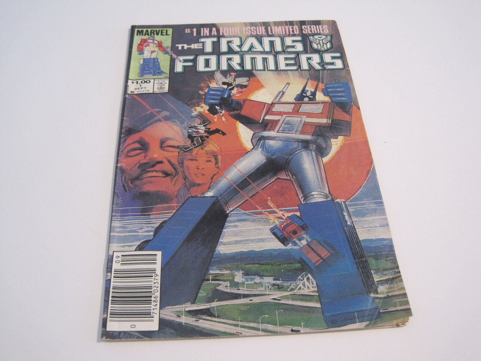 The Transformers #1 Marvel 1984 Newsstand Edition Canadian Price Variant