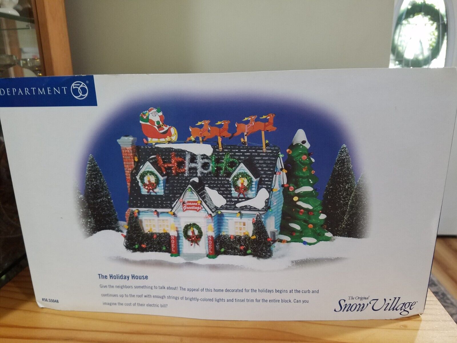 Department 56 The Holiday House #56.55048 The Original Snow Village Retired