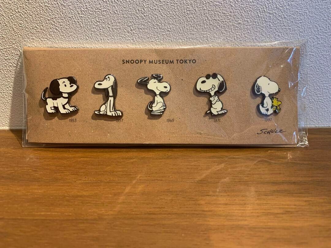 Snoopy Museum Limited Pin Badge Pins Set Tokyo Edition New