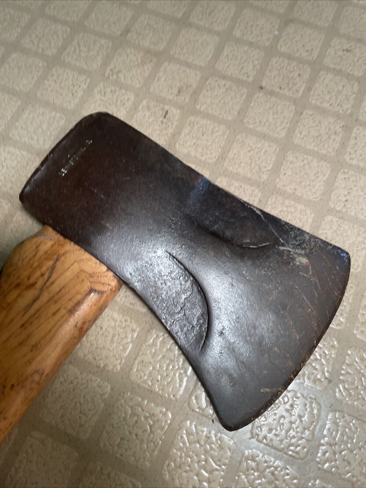 Vintage Mann Axe 4  1/2 Lb Lewistown PA,  Hickory Handle 