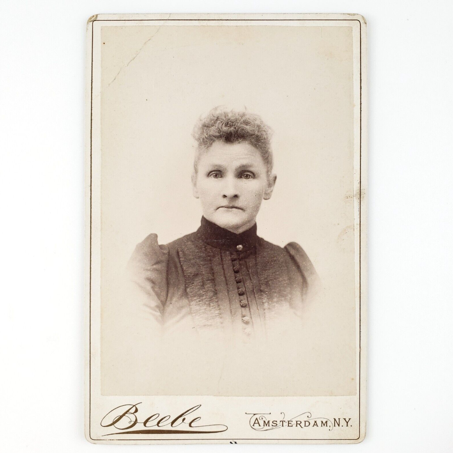 Amsterdam New York Woman Photo c1893 Named Lady Mill Point Montgomery Art C1709