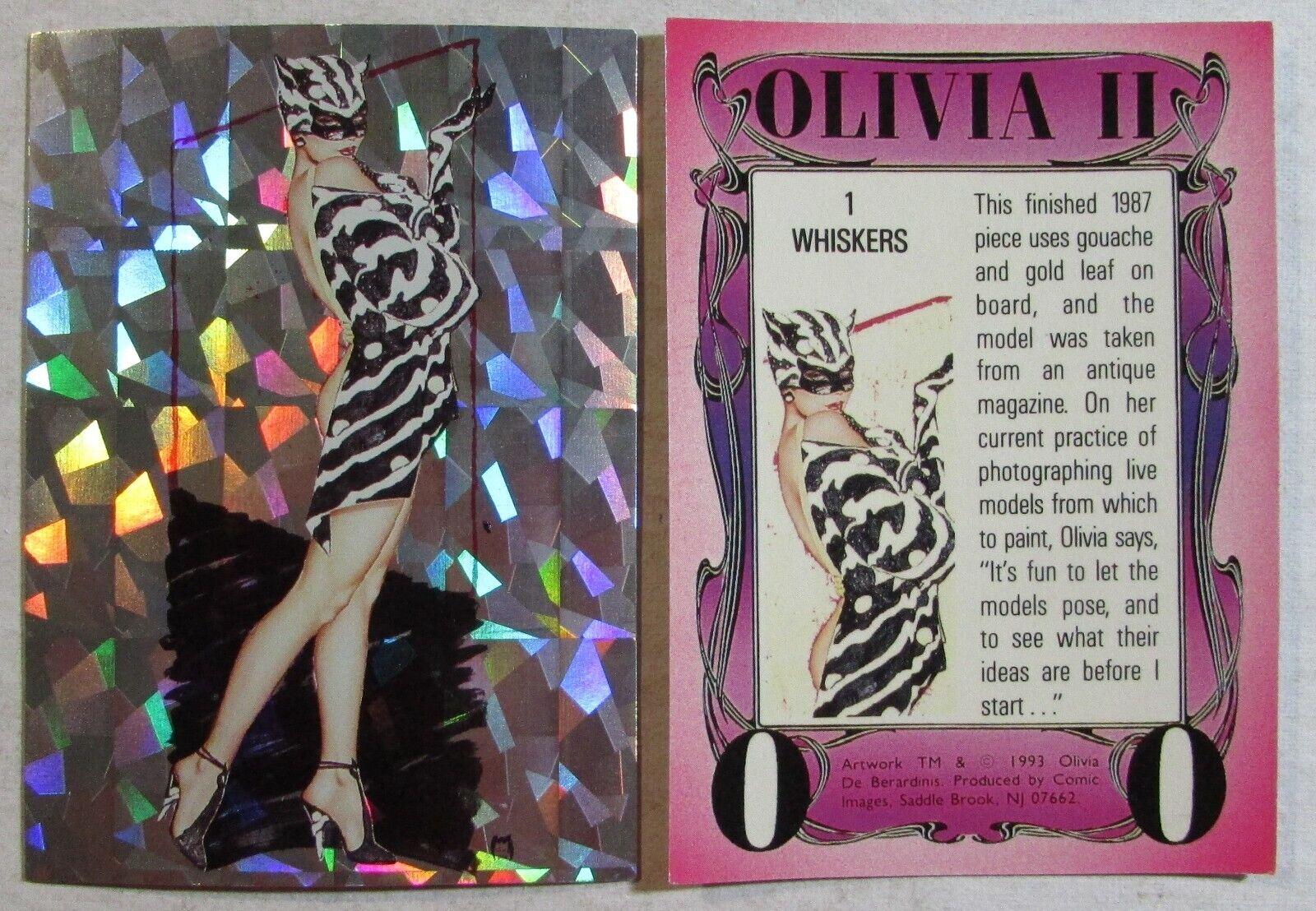 Olivia deBerardinis II Chromium 1993 single trading cards 2 as low as 90 cents