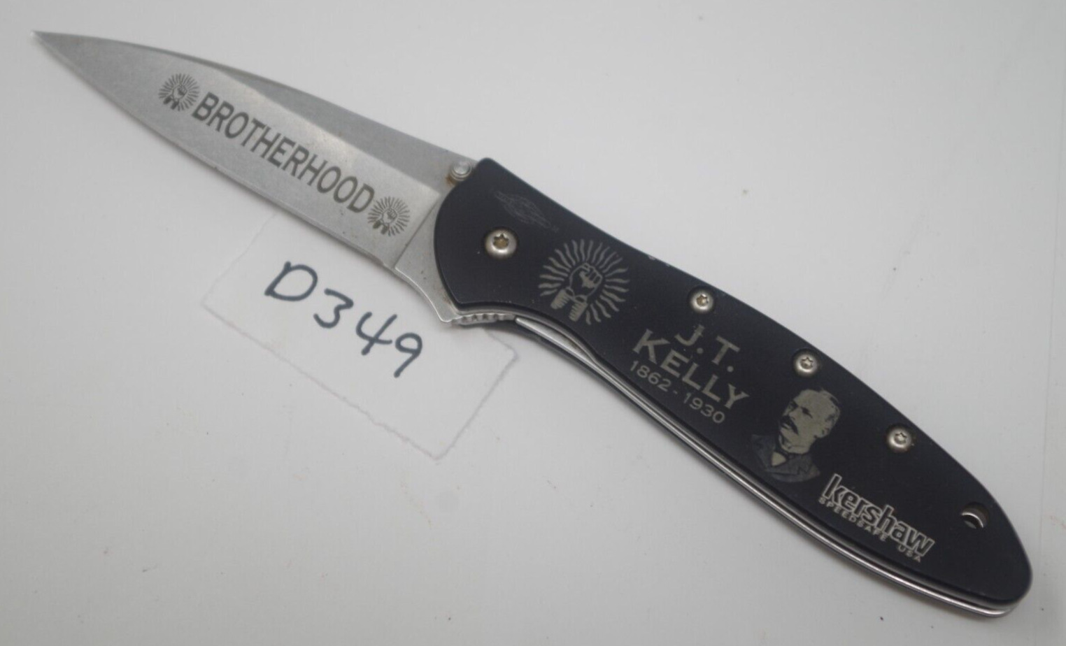 Kershaw Leek 1660SWBLK Assisted Pocket Knife Folding Tactical Speed Safe Blade