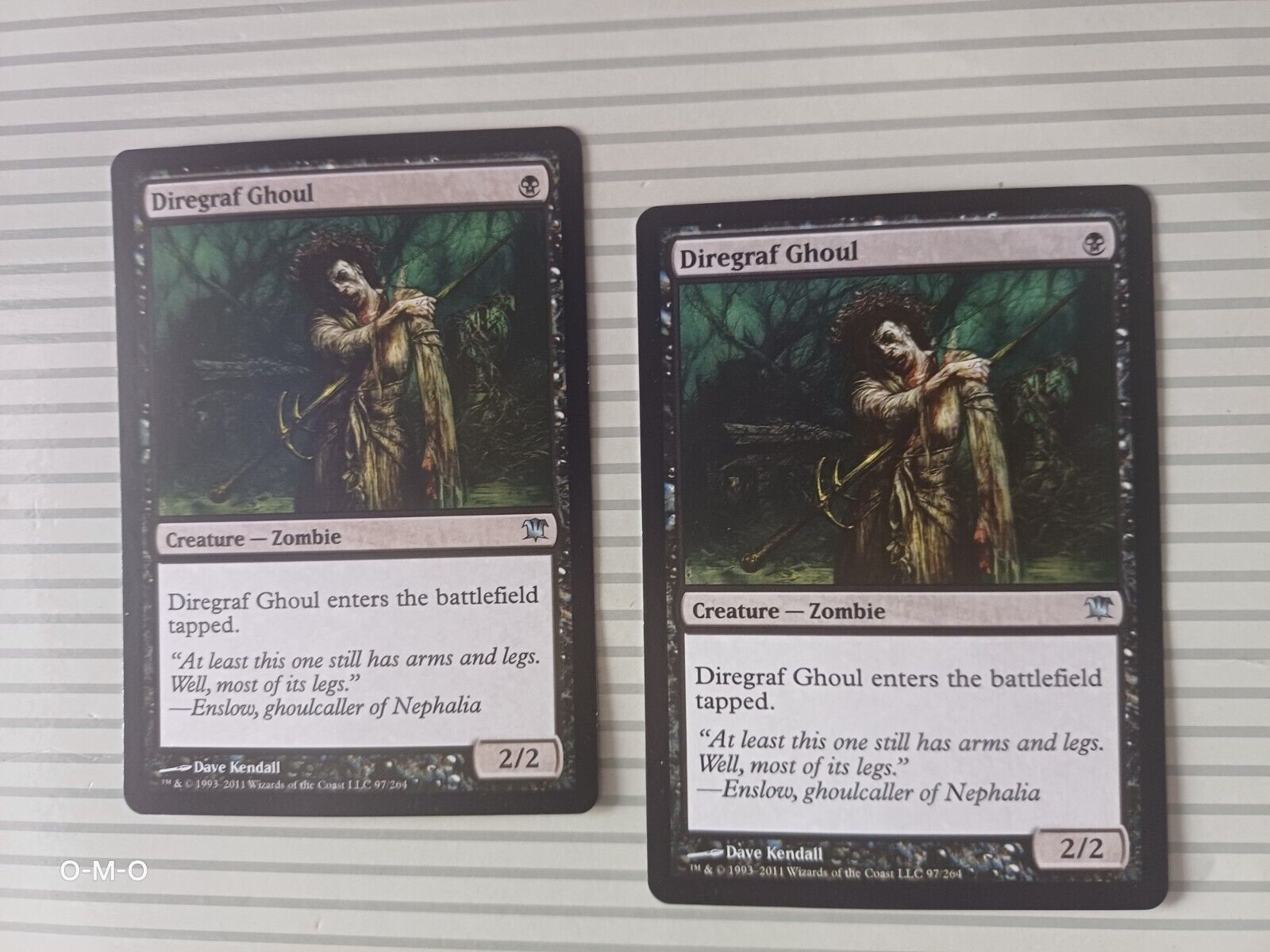 Magic: The Gathering Cards - Innistrad ~ Uncommon ~ Diregraf Ghoul x 2