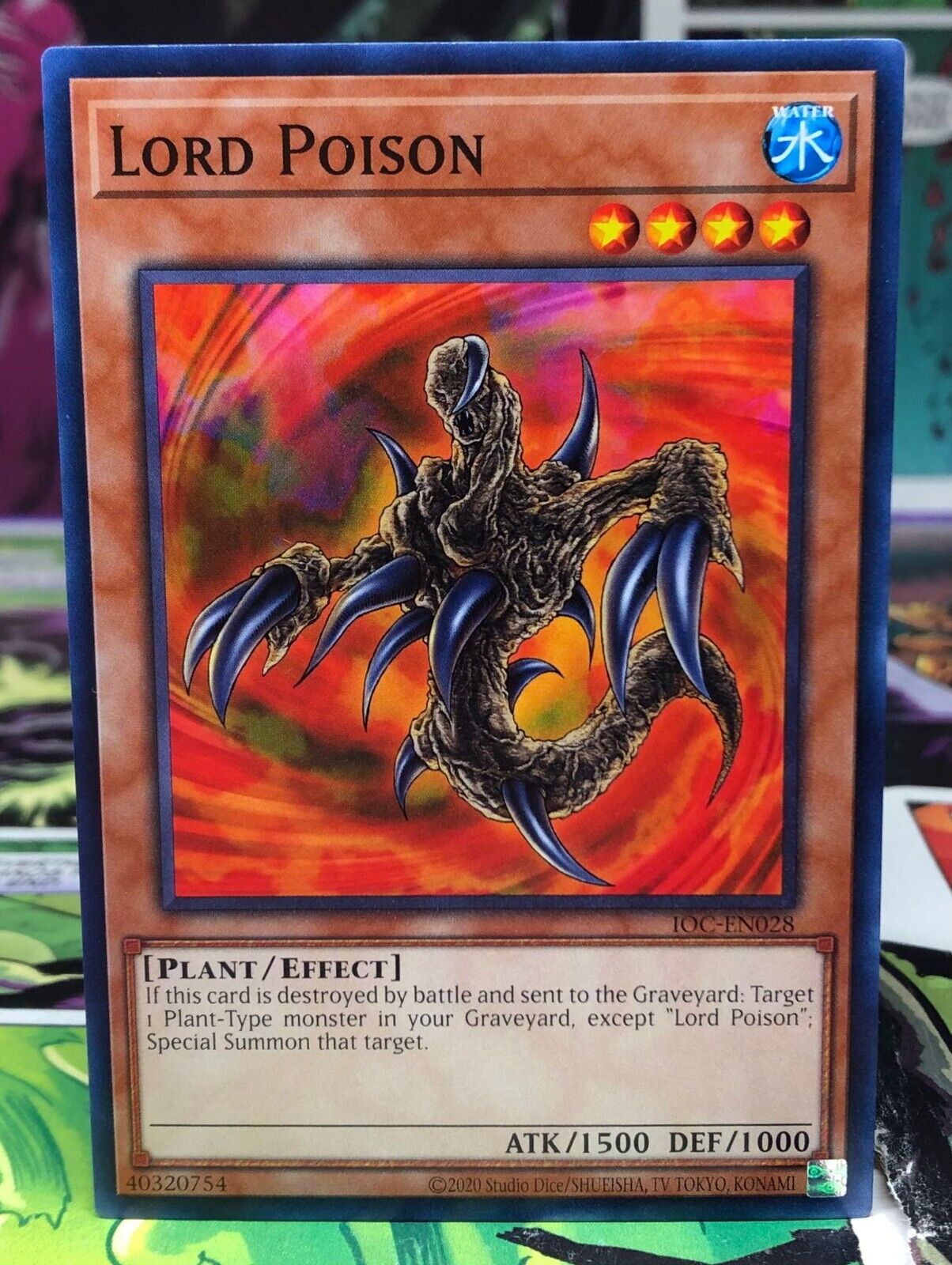 Yu-Gi-Oh TCG Invasion of Chaos Lord Poison 40320754