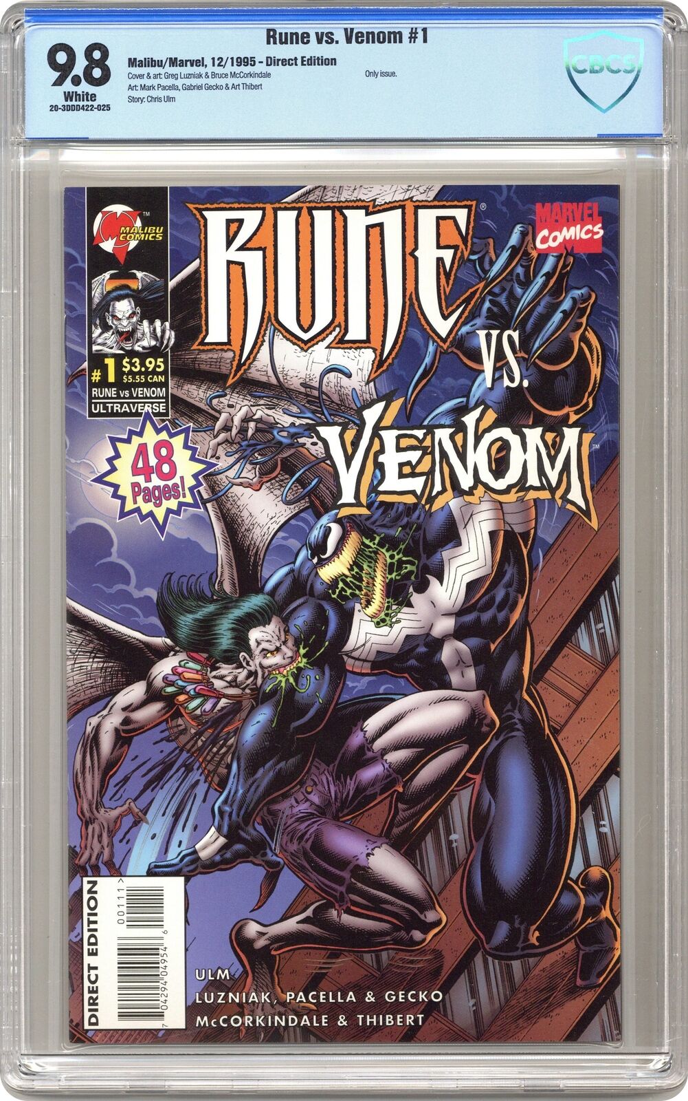 Rune vs. Venom #1 CBCS 9.8 1995 20-3DDD422-025