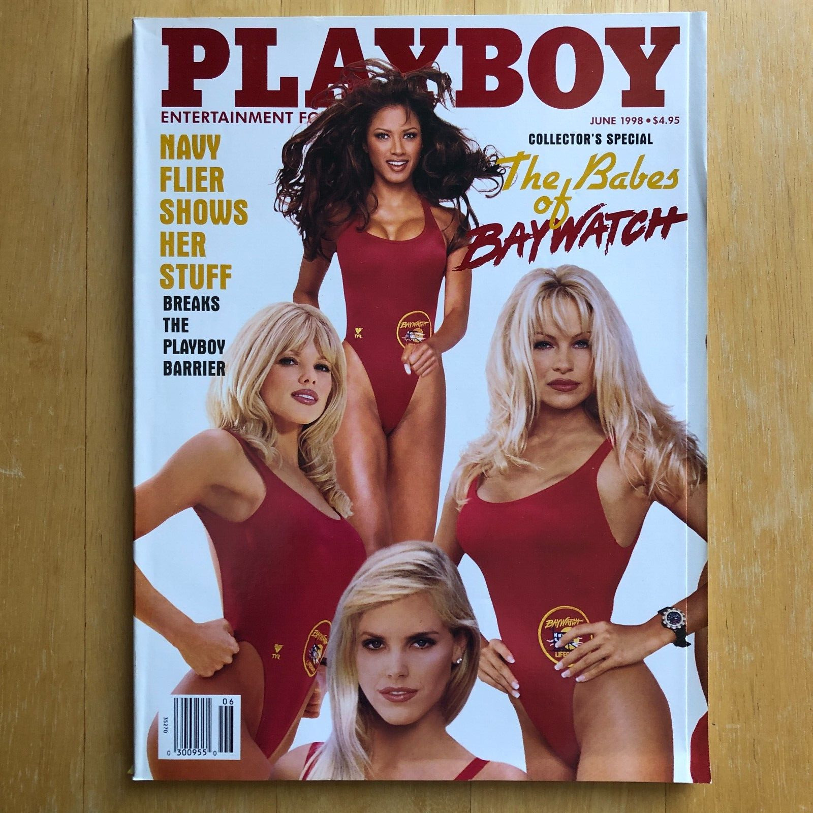 Playboy Magazine June 1998 - THE BABES OF BAYWATCH