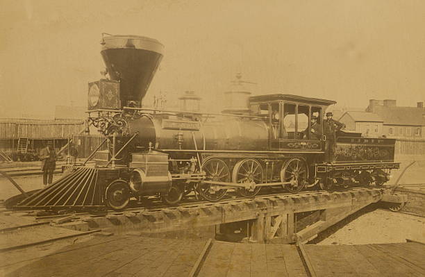 Locomotive E.M. Stanton Built In 1862 1863 OLD PHOTO PRINT