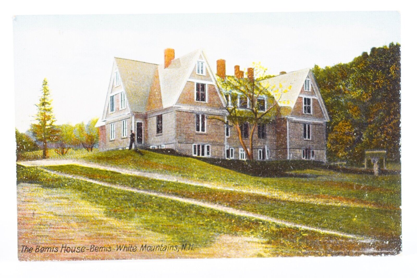 The Bemis House Bemis-White Mountains New Hampshire Postcard