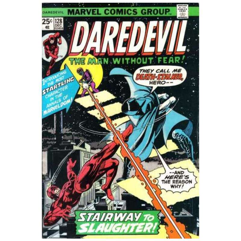 Daredevil (1964 series) #128 in Fine condition. Marvel comics [o.
