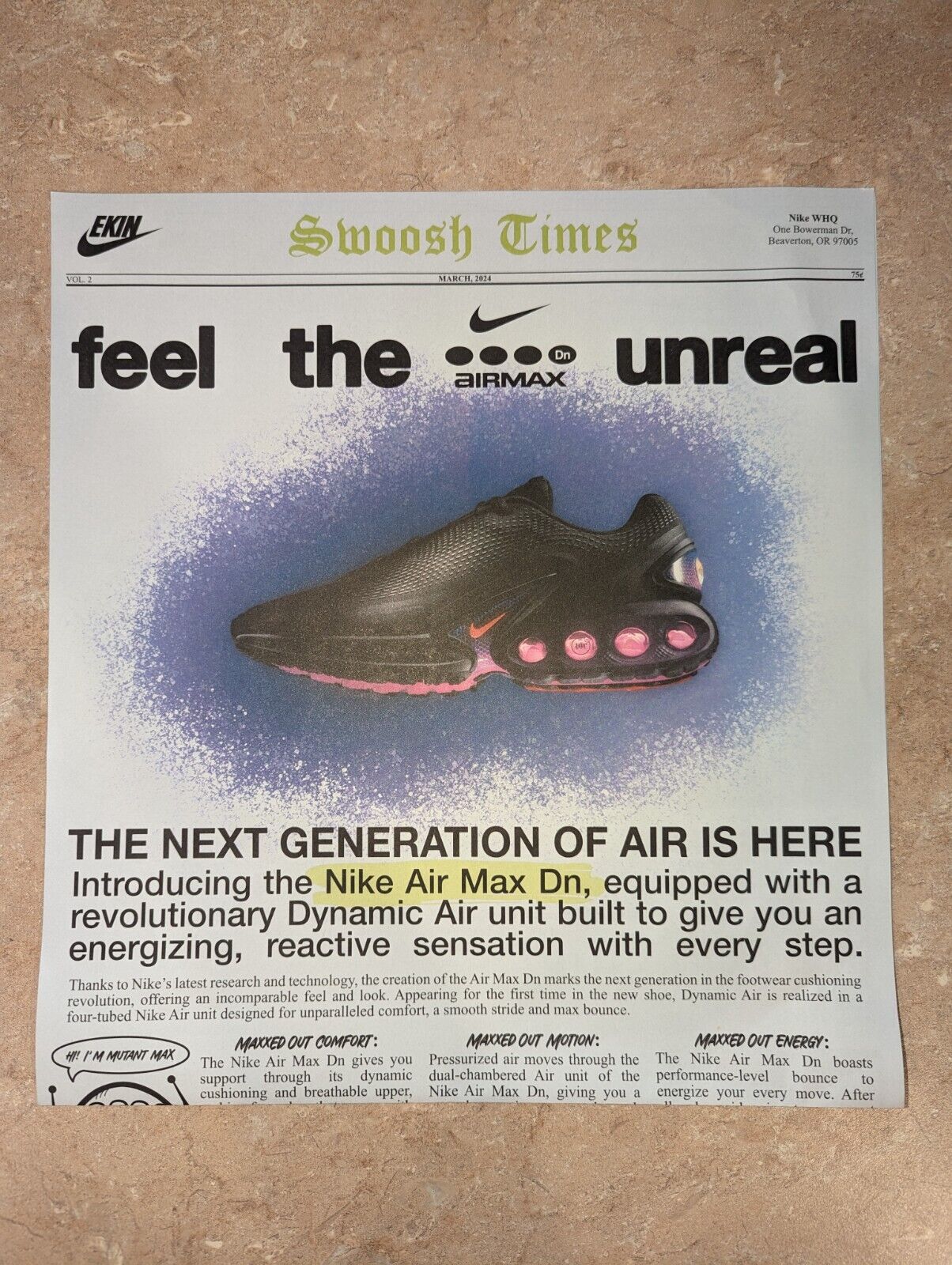 Nike Newspaper Exclusive Collectible
