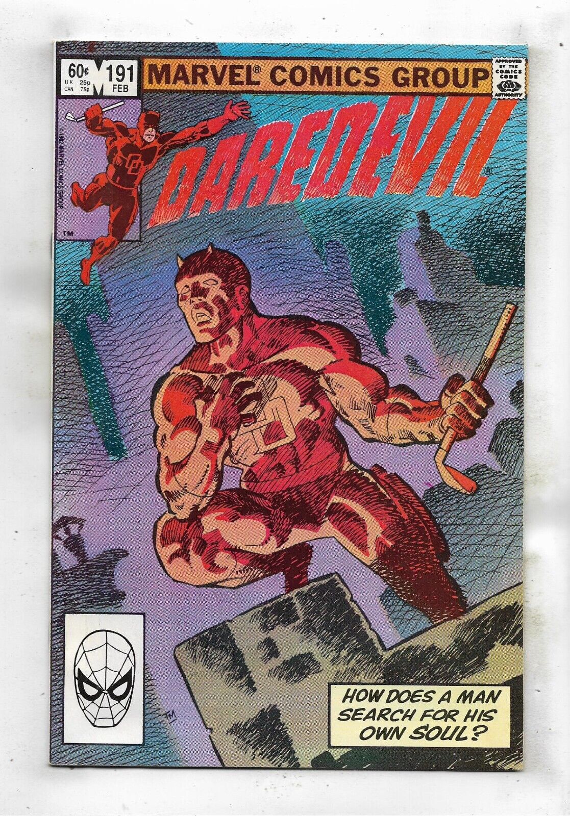 Daredevil 1983 #191 Fine/Very Fine Frank Miller