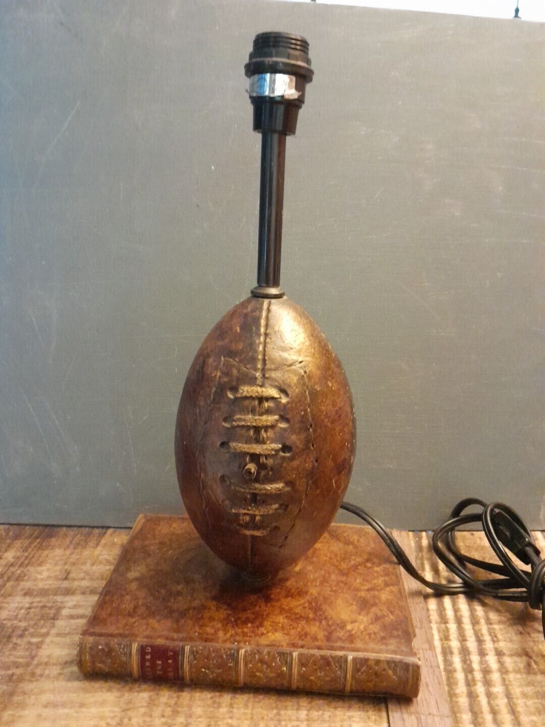 Rugby Ball Desk Lamp Made By The Original Book Works ENGLAND