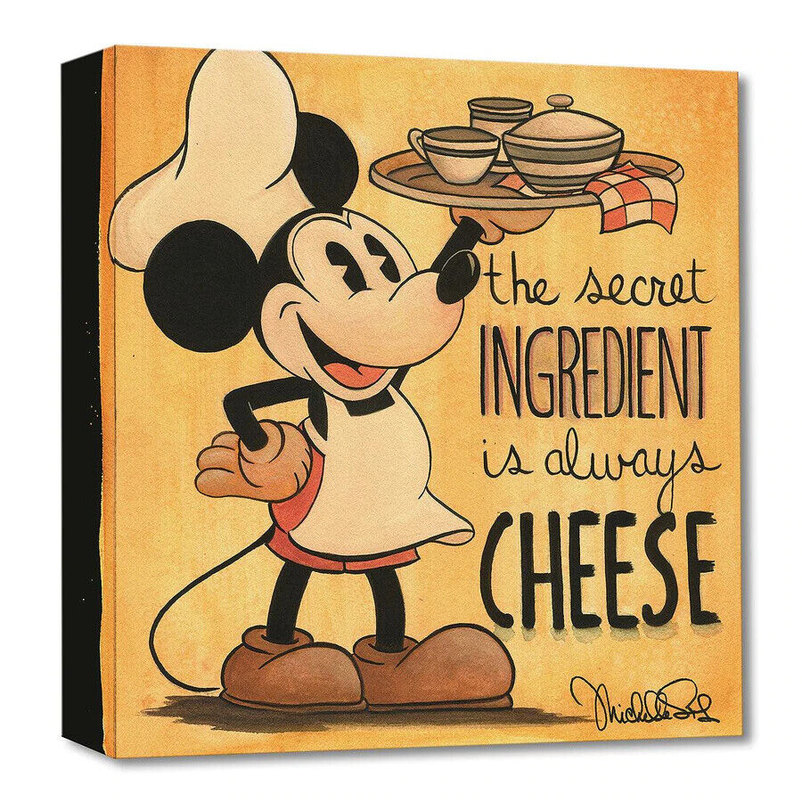 Disney Fine Art Treasures Canvas-The Secret Ingredient-Mickey- St. Laurent