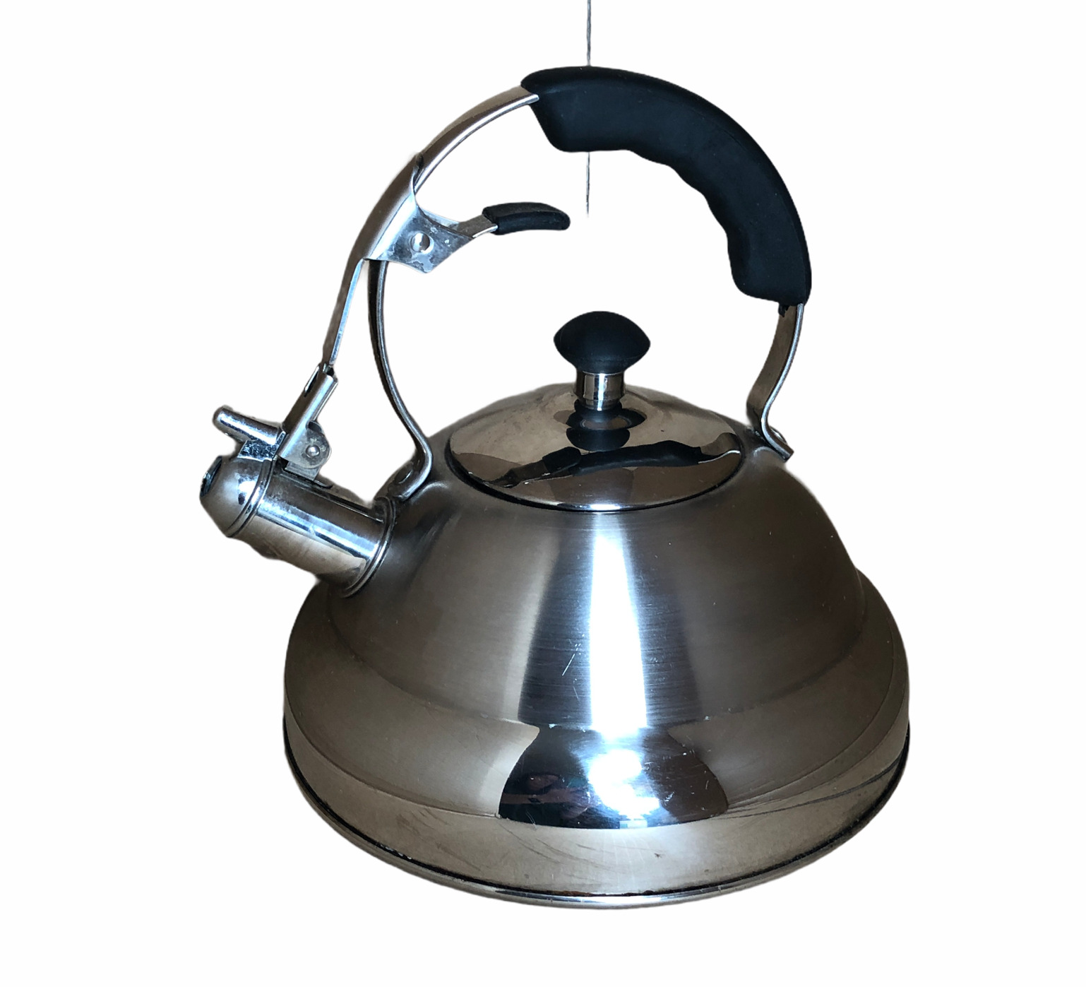 Tramontina Tea Kettle 18/10 Stainless Steel 2 Quart Insulated Handle