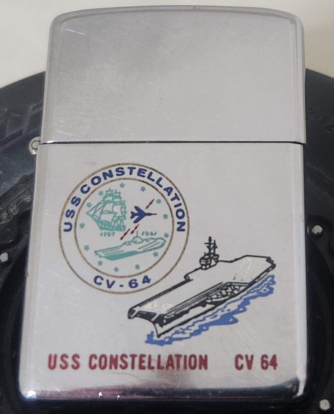 USS Constellation CV 64 Vintage ZIPPO Lighter 