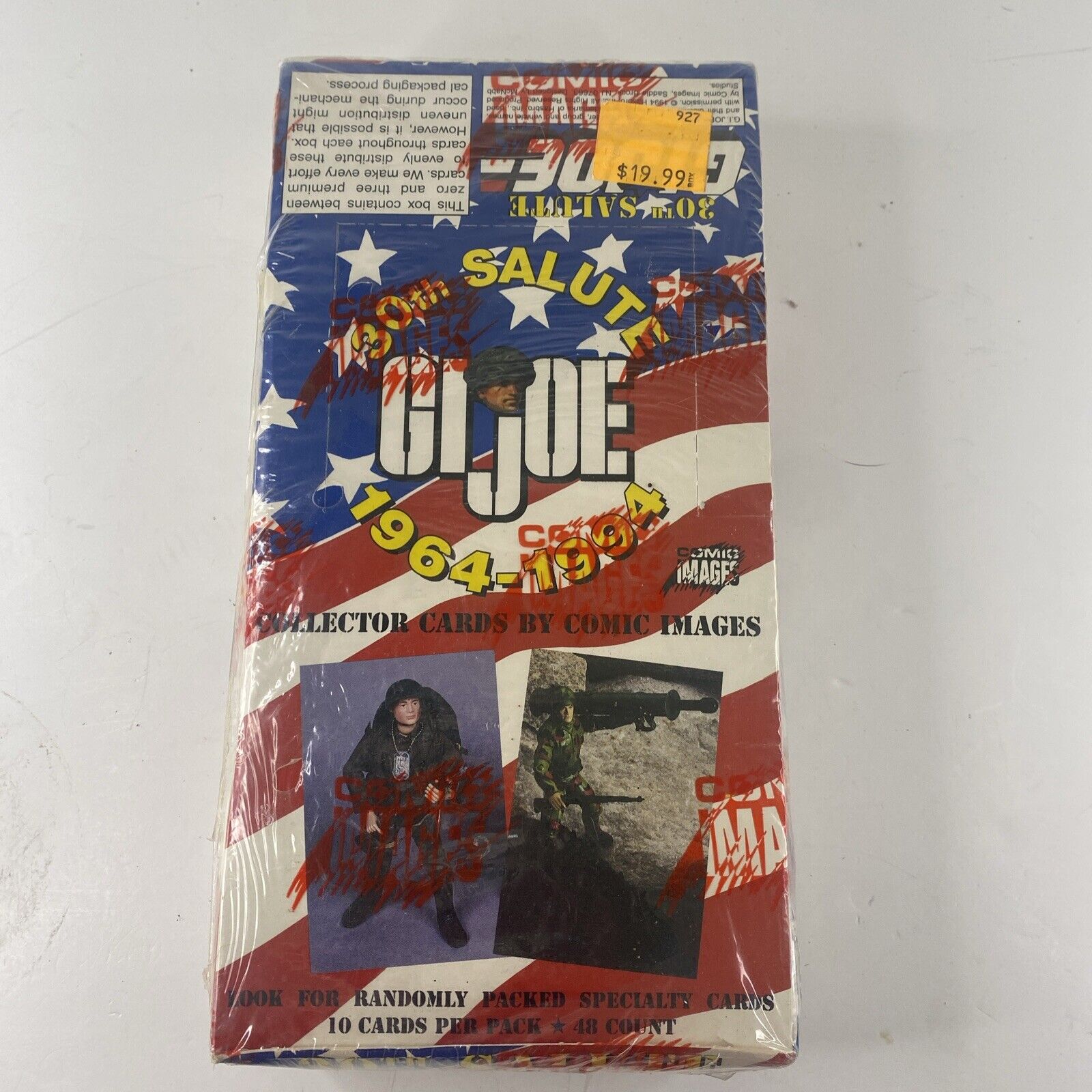 Gi Joe 30th Salute 1964-1994 Collector Cards By Comic Images Factory Sealed 480