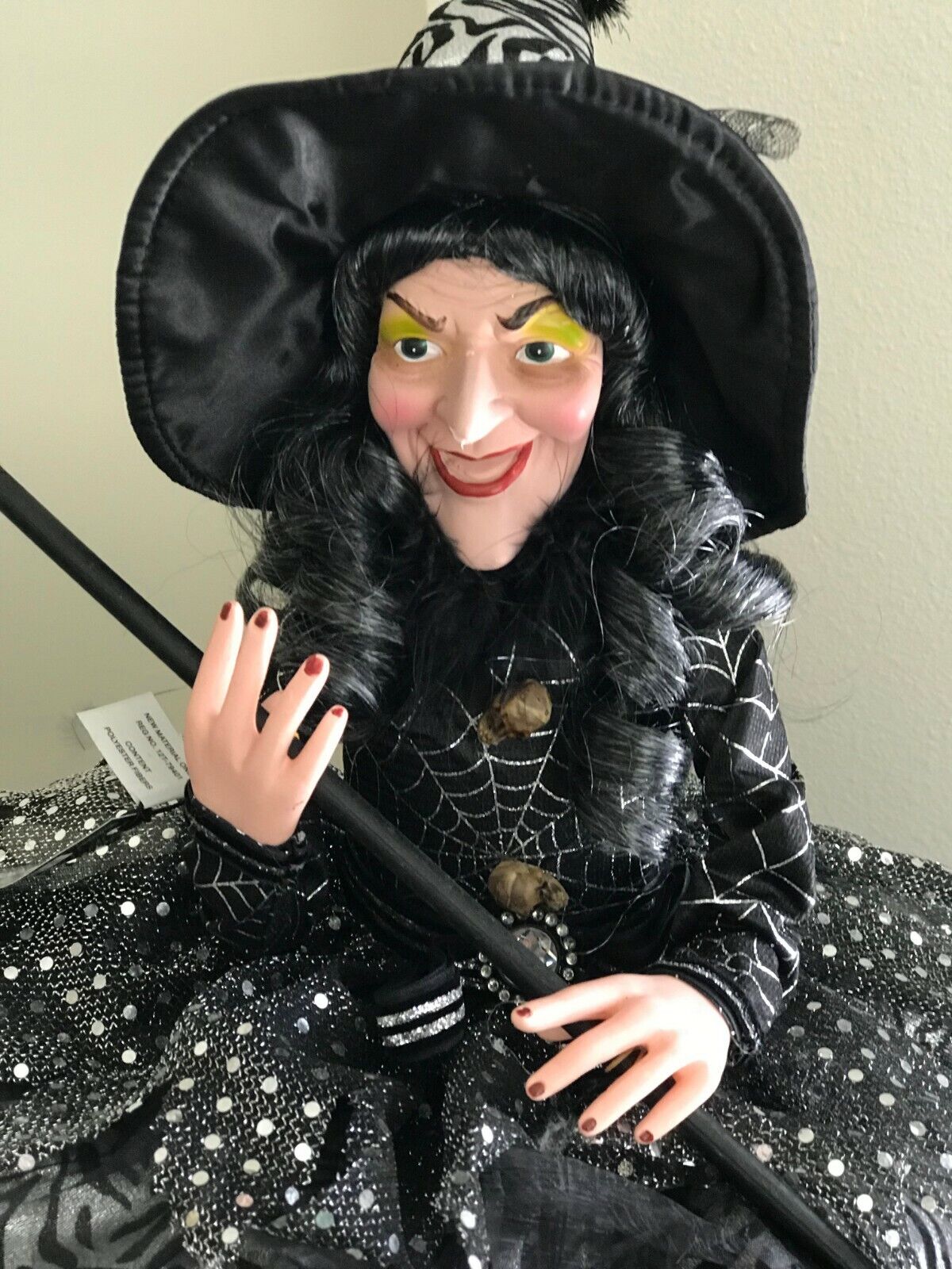 Pier 1 Imports Agnes Broomsbury the Halloween Shelf Sitting Witch 2019