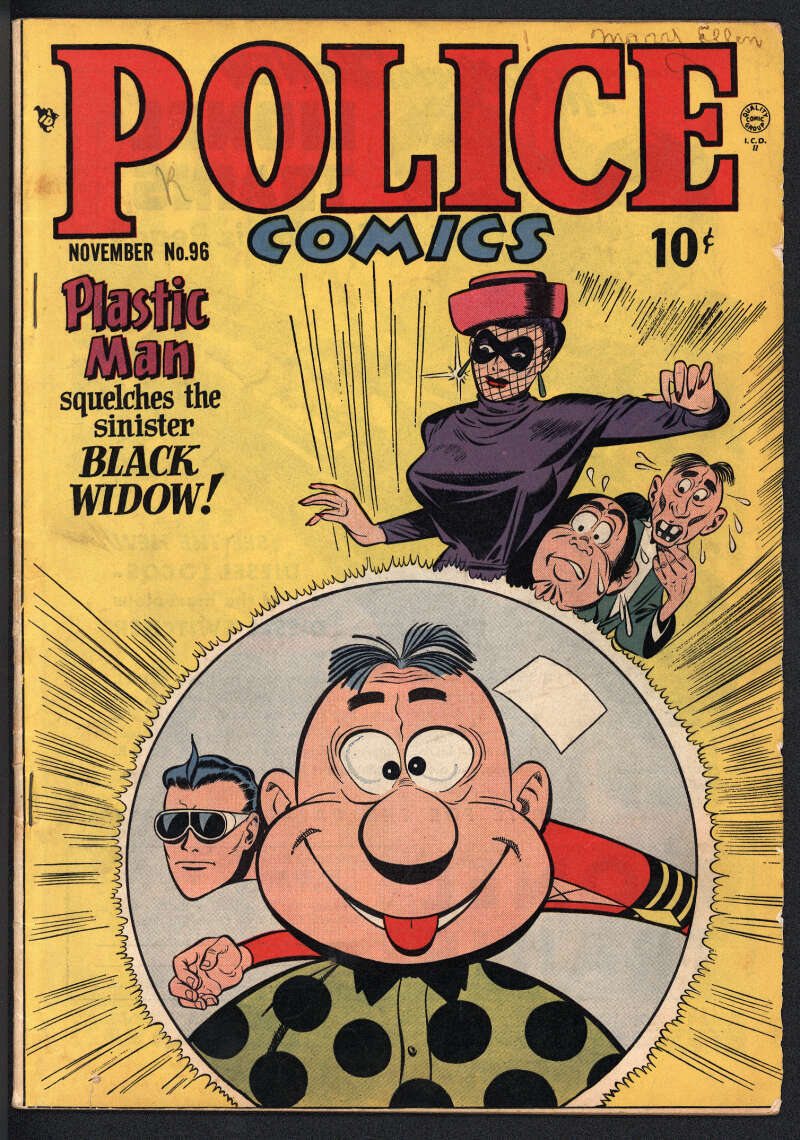 POLICE COMICS #96 3.5 // QUALITY COMICS 1949