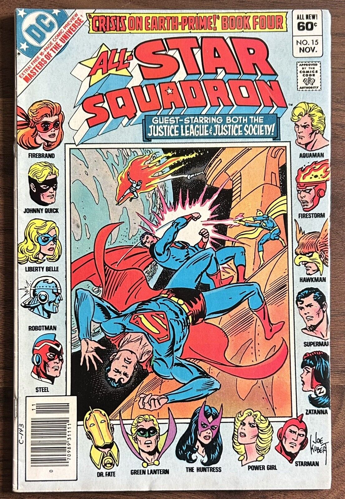 1982 Dc Comics All Star Squadron #15 Nm