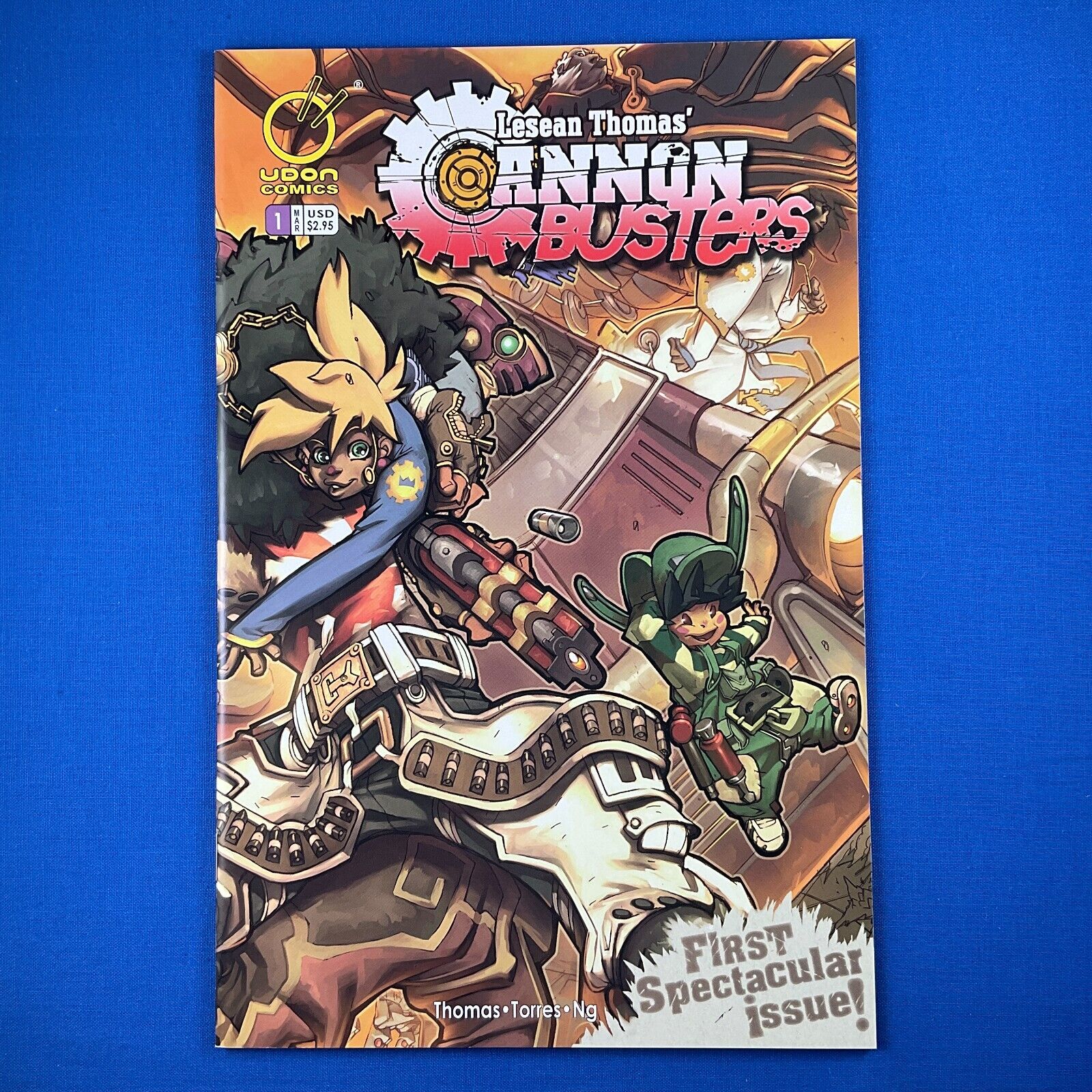 Lesean Tomas' Cannon Busters #1 Cover A First Printing Netflix Series Comic Book