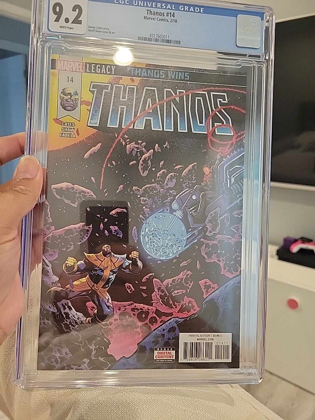 Thanos #14A Shaw CGC 9.2 2018 Marvel Comics