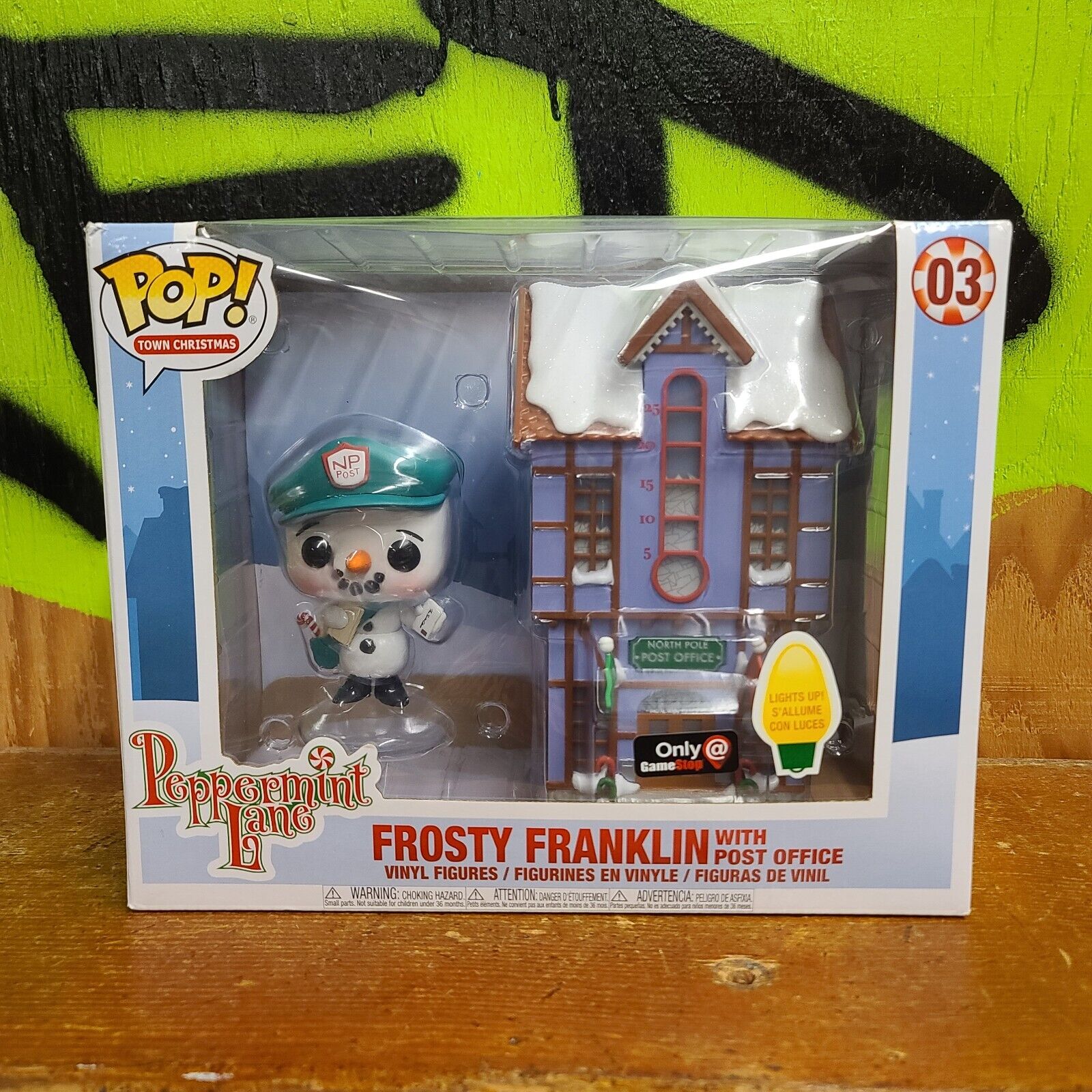 Peppermint Lane Frost Franklin Funko Town Christmas Pop #03 GameStop Exclusive