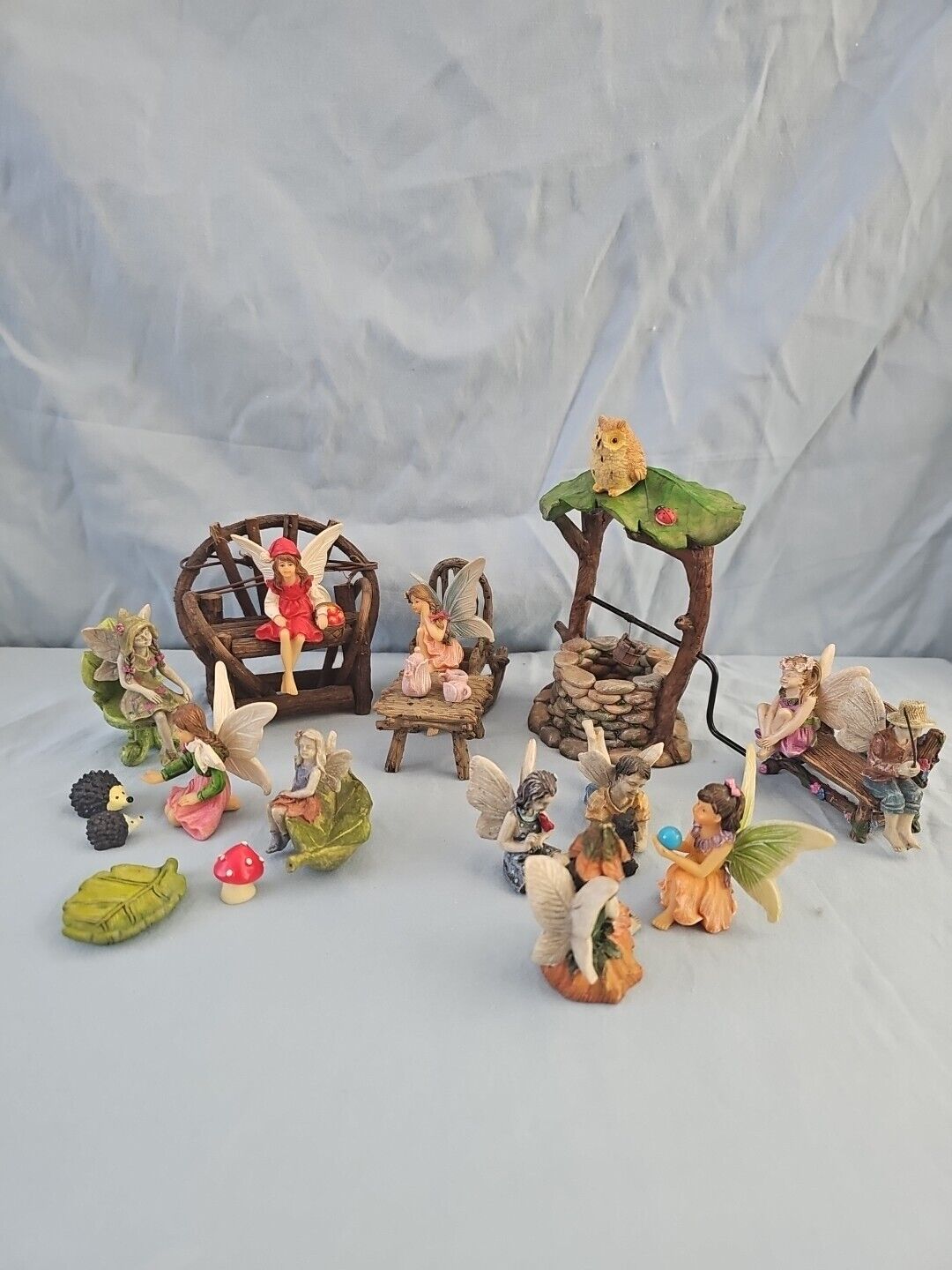 Miniature Ceramic Fairies Collection ( 25 pcs )