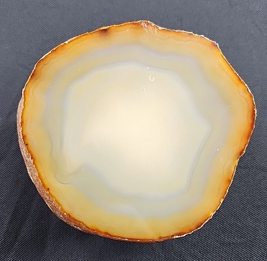 3 Lb 1oz Brazilian Agate Polished Faced Slab Lapidary Cabbing 4 Inches X 3 Inch