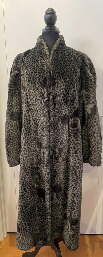 APPARENCE PARIS DISNEY Eco Fur Coat Free Size  Vintage Made in France:JP
