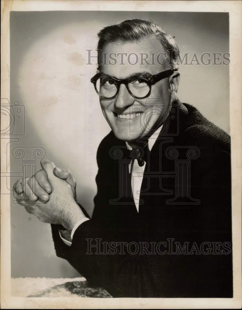 1961 Press Photo Actor Dave Gorroway on Television\'s \