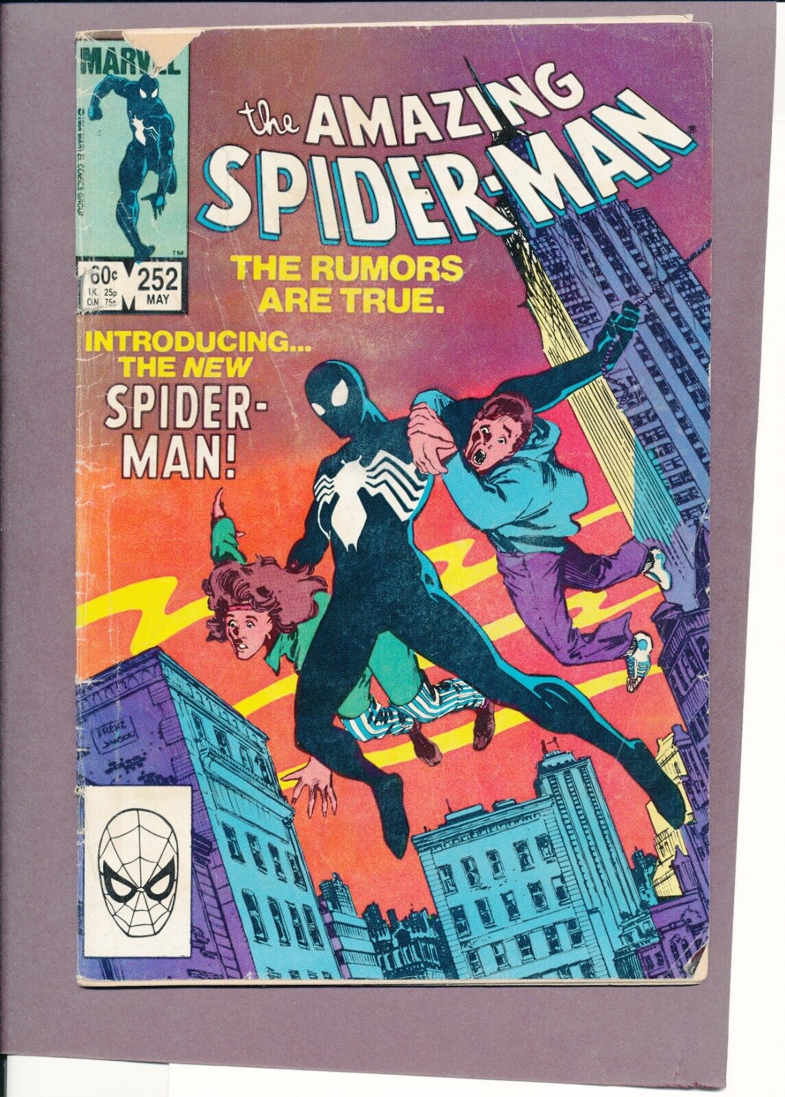 Amazing Spider-man 252 G+/VG-  Reader Copy 1st Black Symbiote