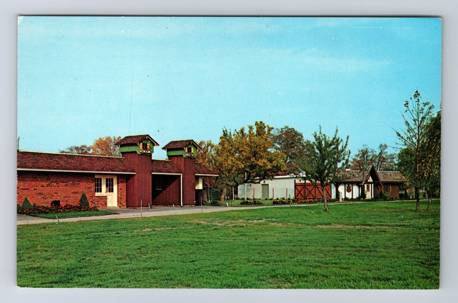 Frankenmuth MI-Michigan, Frankenmuth Heritage Park, Antique, Vintage Postcard