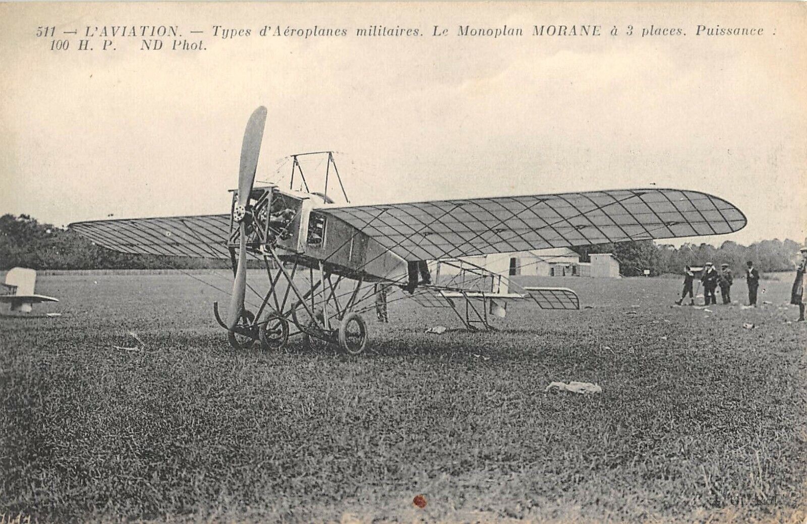 CPA AVIATION TYPES OF MILITARY AEROPLANES LE MONOPLAN BREGUET A 3 PL