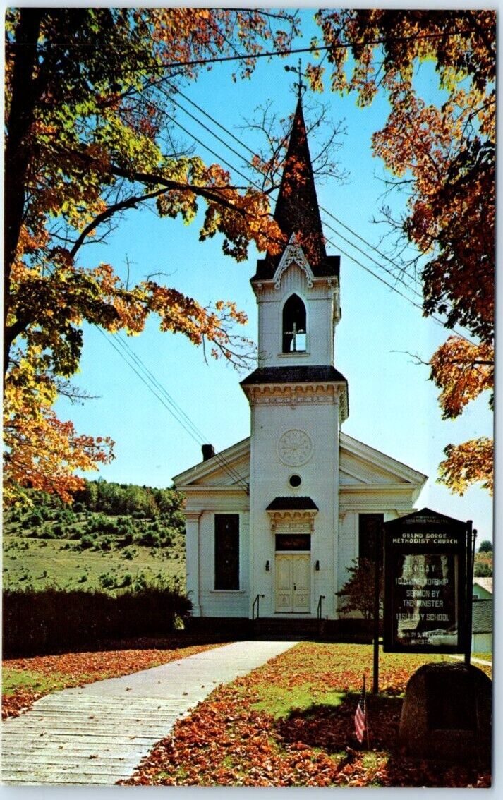 Postcard - Grand Gorge Methodist Church, Grand Gorge, New York, USA