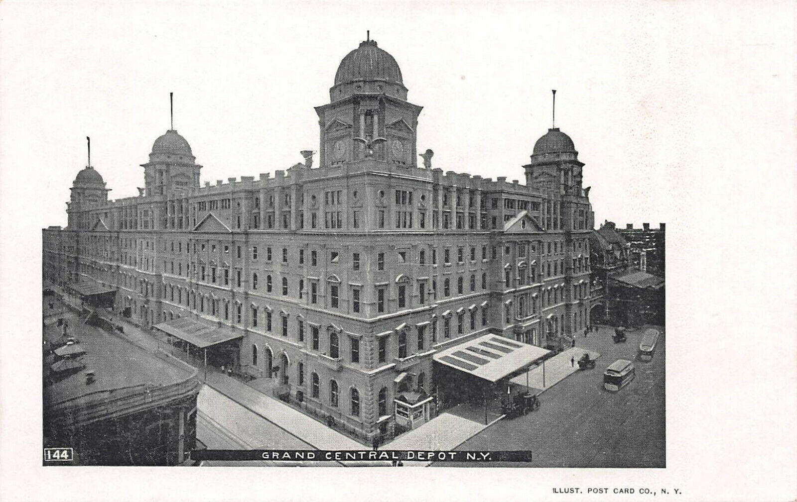 Grand Central Depot, Manhattan, N.Y. City, Early Postcard, Unused 
