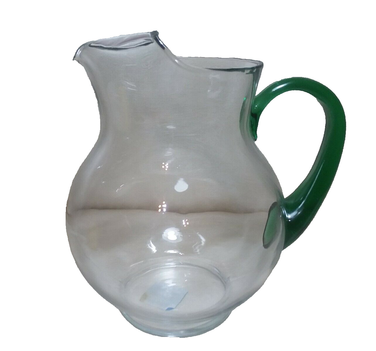 Crisa Margarita Glass Pitcher With Green Handle 9\