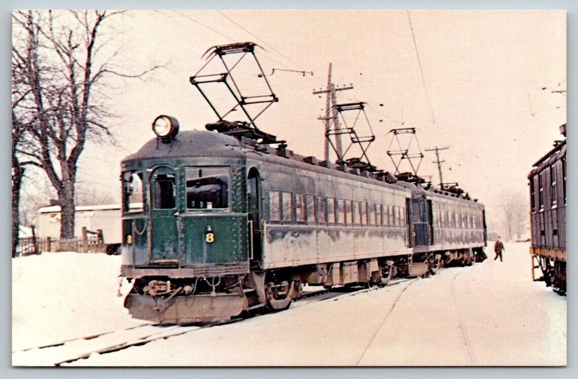 Vintage Railroad Train Locomotive Postcard - London  Ontario  Canada