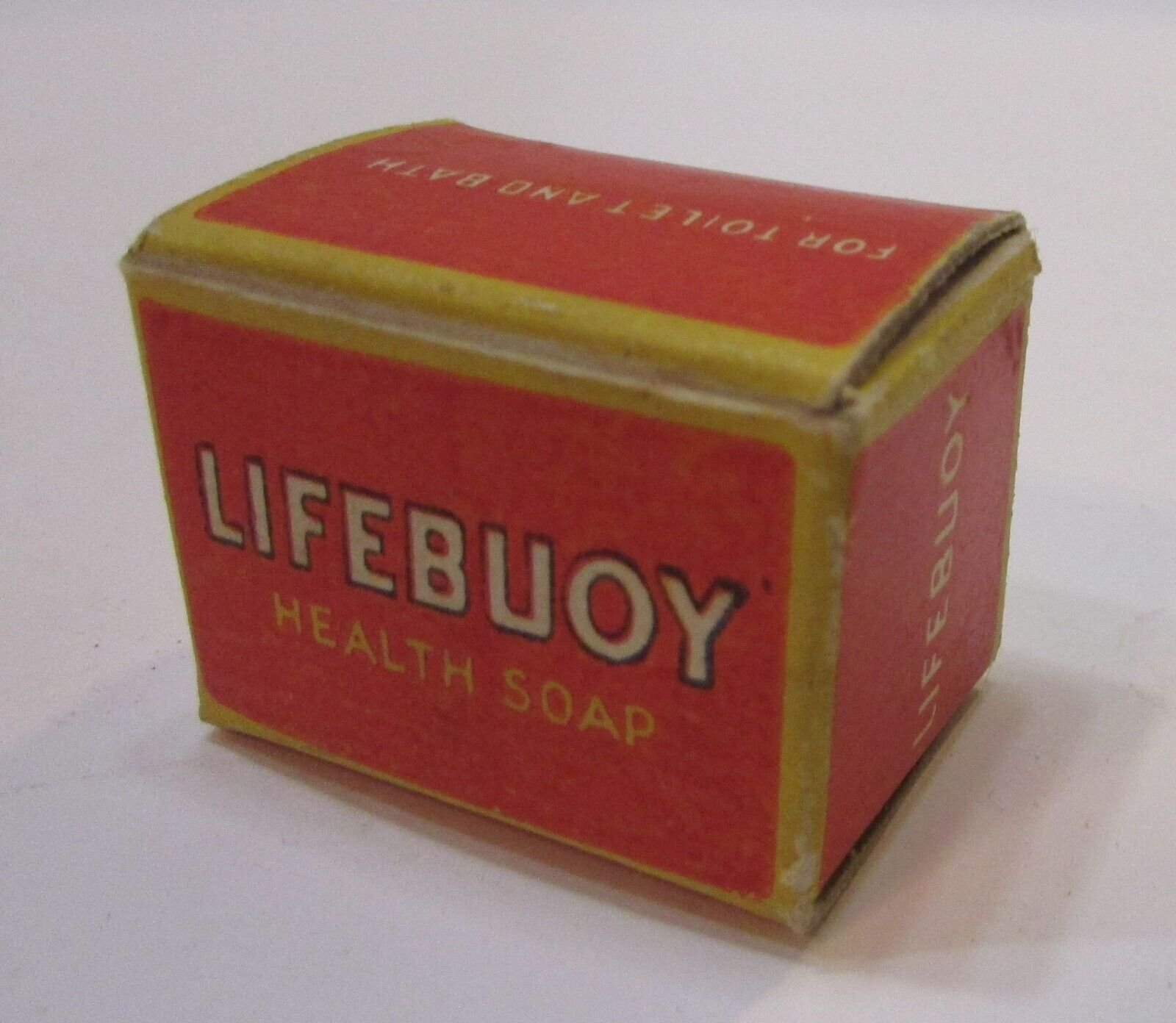 Vintage 1940\'s Lifebuoy Health Soap Empty Small Sample School Size Cardboard Box