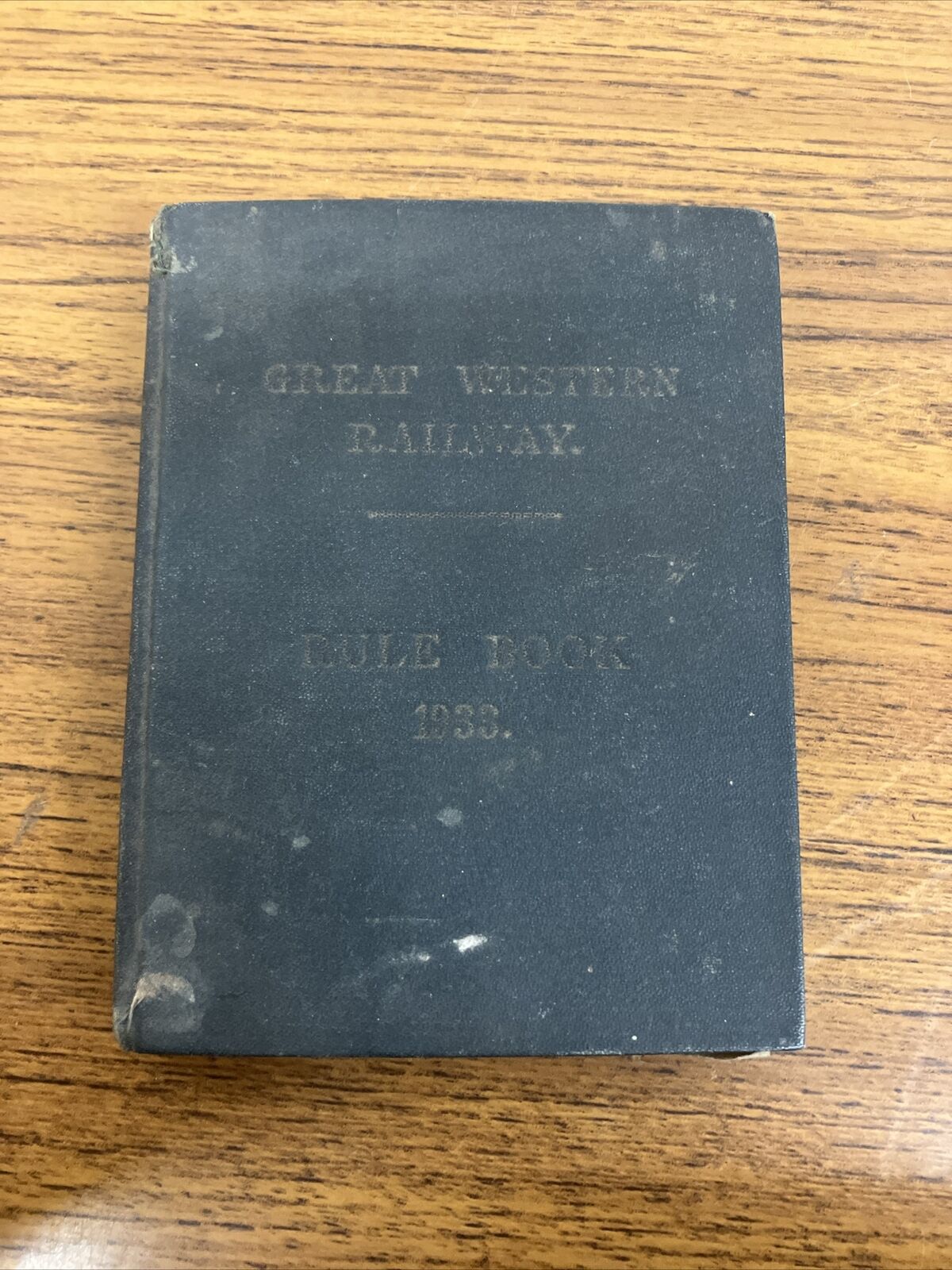 Vintage - Great Western Railway Rule Book 1933