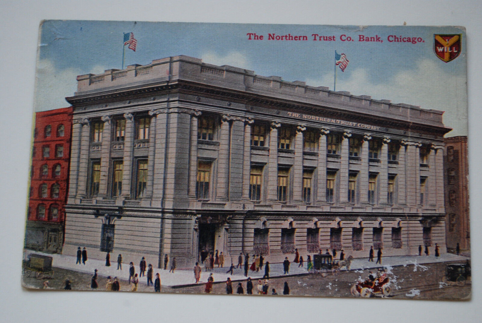 Chicago, IL-Illinois, The Northern Trust Co Bank Antique, Vintage Postcard
