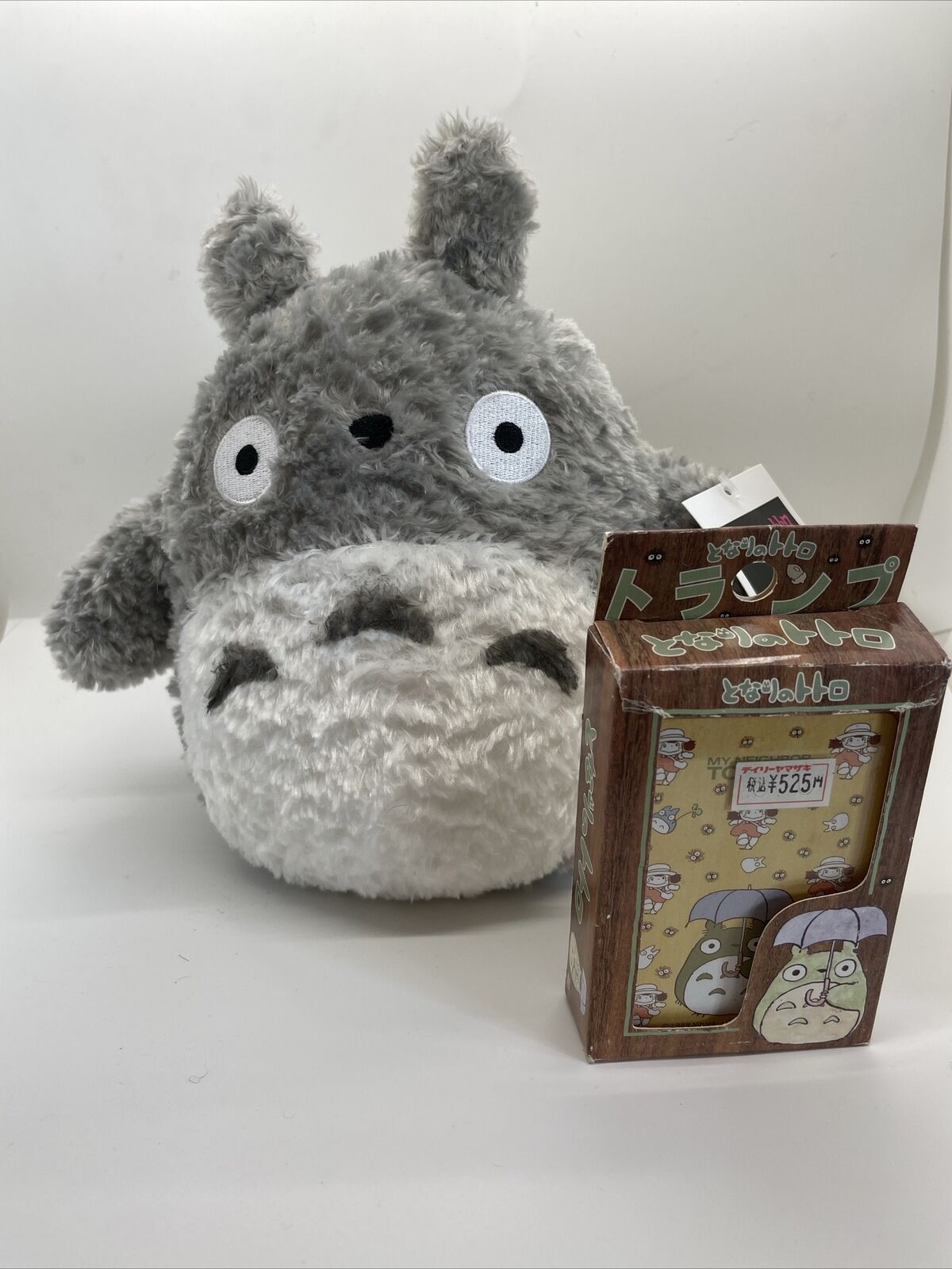 New w/tag My Neighbor Totoro Plush 9” & Playing Cards.
