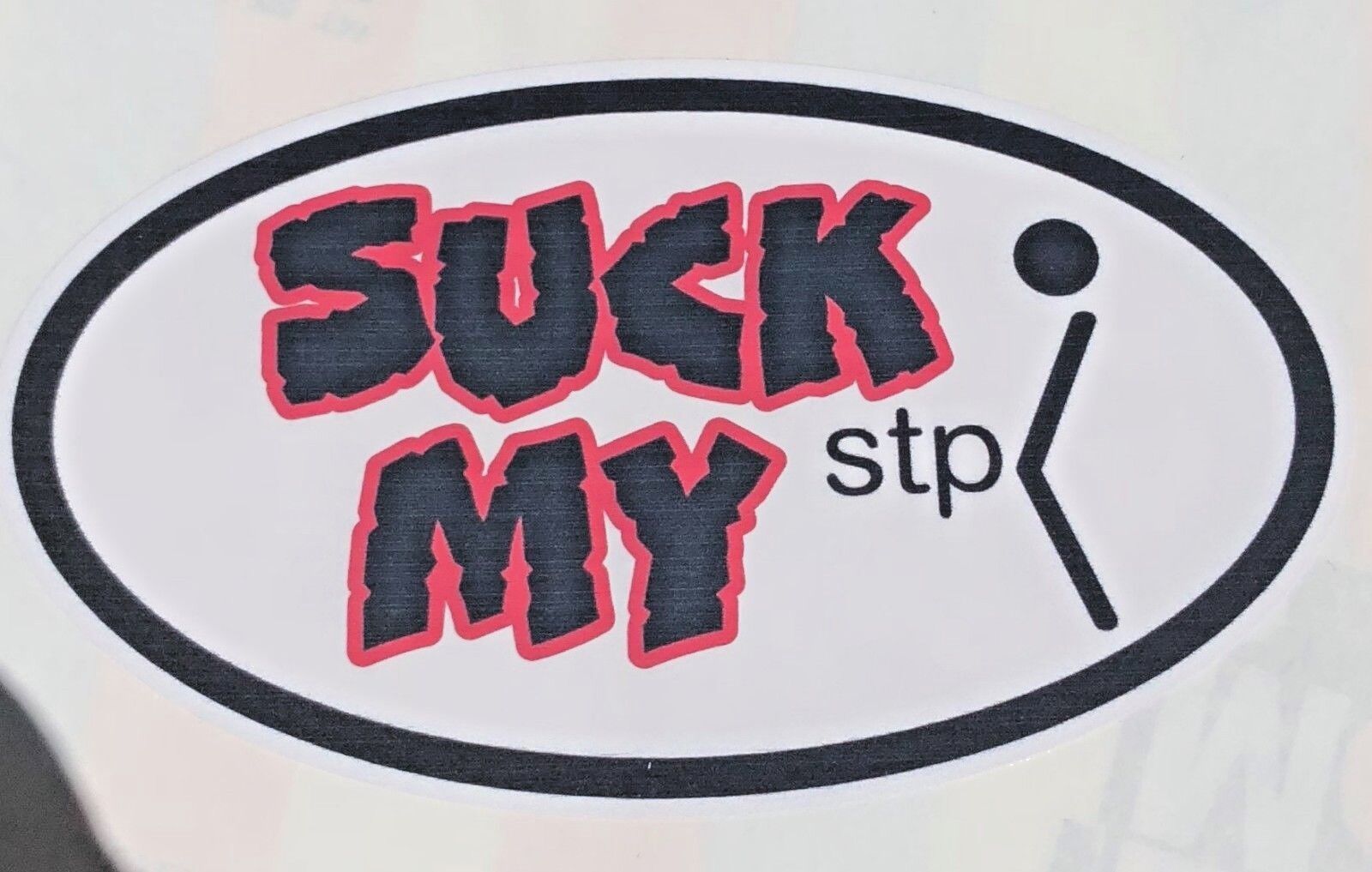 Transgender suck my STP bumper sticker FTM